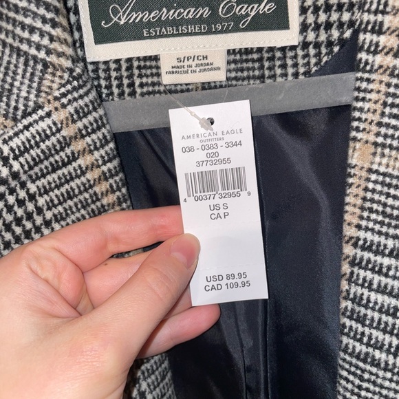 American Eagle Plaid Blazer - Picture 5 of 5